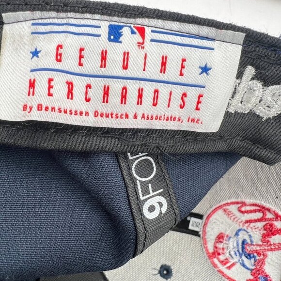 New Era 9Fifty NFL New York Yankee Blue Navy Embroidered Snapback Cap Hat - Picture 10 of 10